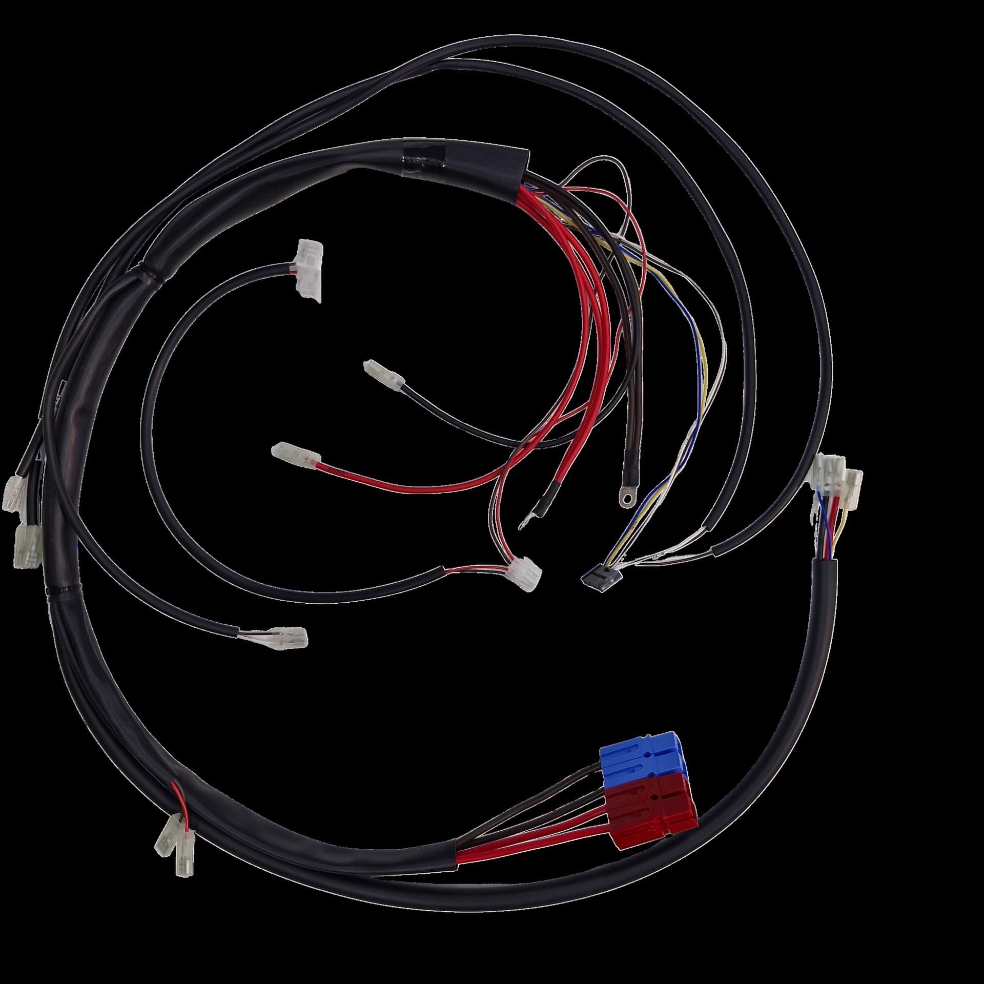 Full harness kit prepared for electromechanical integration