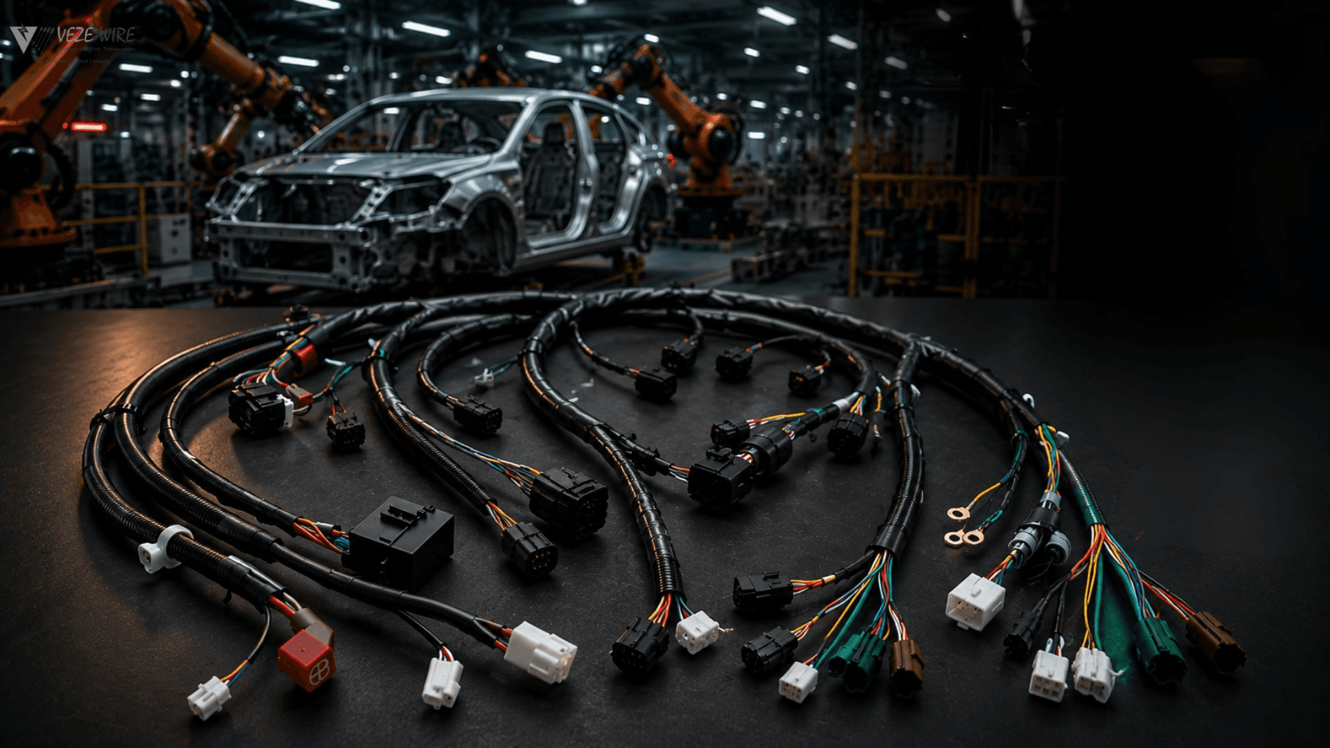Automotive industry wire harness assemblies