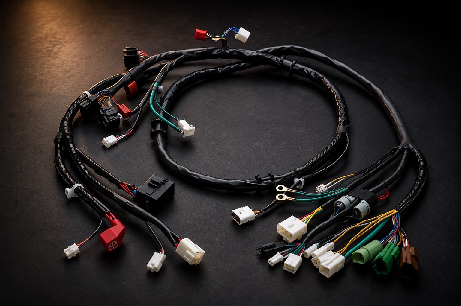 Automotive wire harness built for vehicle electrical systems