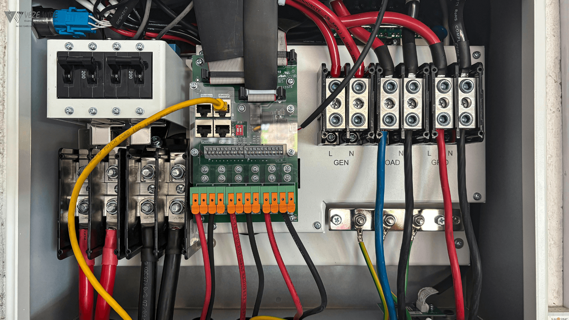 Box build assembly for power panel systems